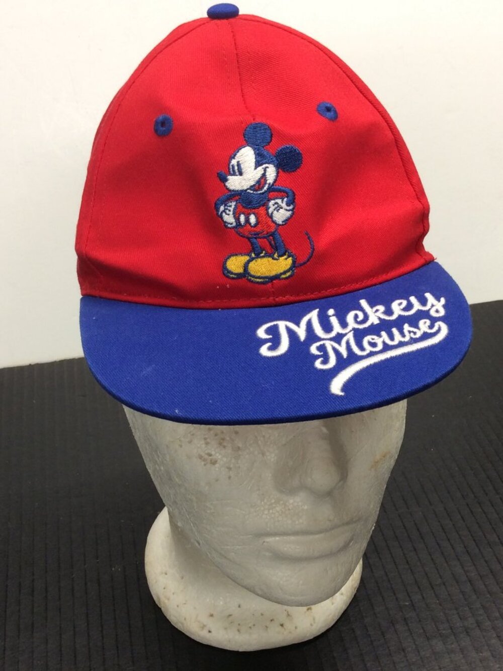 Disney Junior Mickey Mouse Baseball Cap Hat Red Blue Adjustable 2023